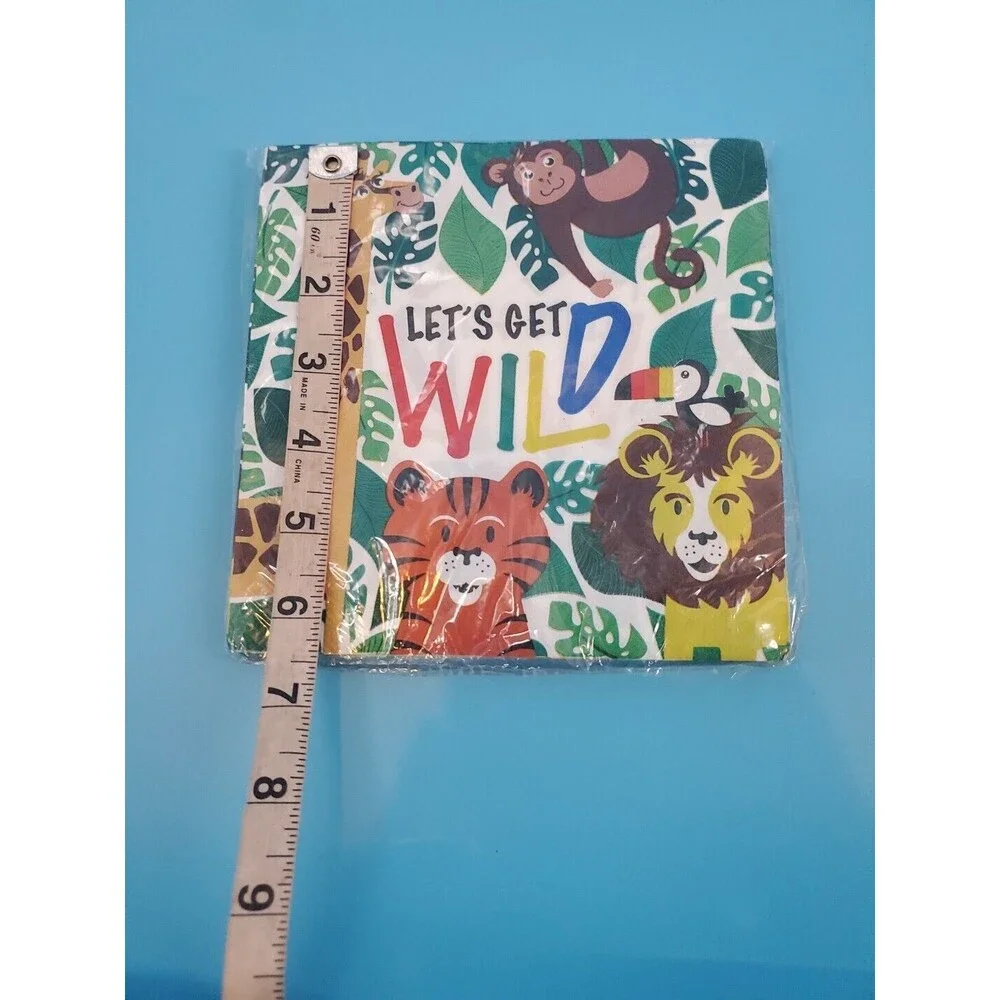Paper Napkins Wildlife Zoo Animal Print Square Pk 25 X's 2